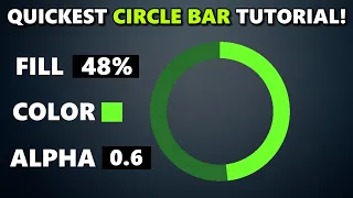 Create a Circular Progress Bar In 2 Minutes