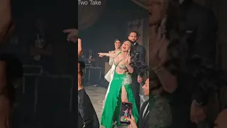 تالق الراقصة دينا في زفة ريم سامي دندنها