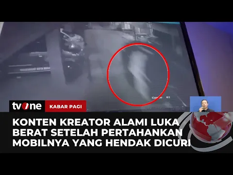 Konten Kreator Terseret Sejauh 150 Meter saat Pertahankan Mobil Hendak Dicuri