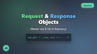 Express js Request Response Objects Explained for Beginners req res