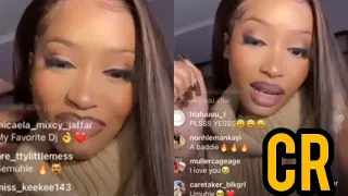 full live video of uncle waffles saying she is bise ual 