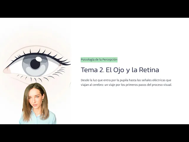 Psicología de la Percepción: Tema 2 "El Ojo y la Retina" (UNED 2025/2026)
