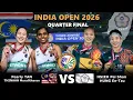 Lagu Pearly TAN / THINAAH Muralitharan vs HSIEH Pei Shan / HUNG En Tzu | India Open 2026 Badminton