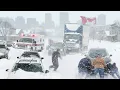 Massive Snow Storm in Canada! Homes and Cars Buried Under Mountains of Snow in Ontario