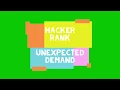 HACKER RANK - Unexpected Demand