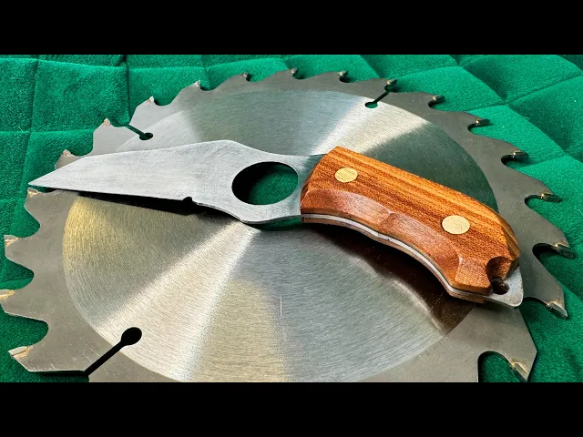 DIY Spyderco knife with fixed blade video thumbnail