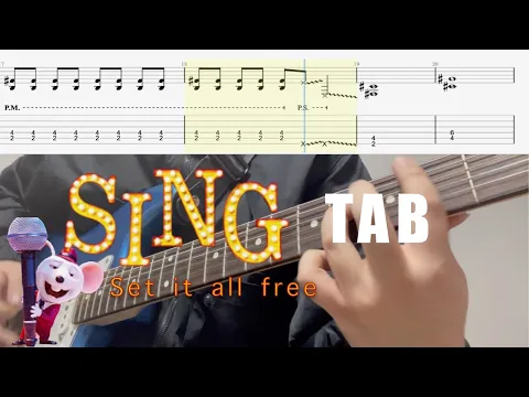 Download MP3 Set it all free (Sing movie) Backing Guitar ( + Tabs ) | (Standard tuning ver.)