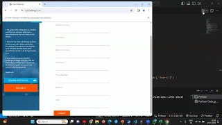 RPA challenge python selenium web Automation