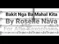 Download Lagu Bakit Nga Ba Mahal Kita Eb Alto Saxophone Sheet Music Play Along Back Track