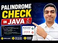 Program To Check for Palindrome in Java