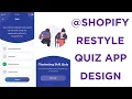 Shopify Restyle React Naitve Quiz app design project tutorial