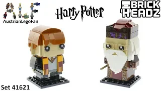 Lego Harry Potter Brickheadz 41621 Ron Weasley &amp; Albus Dumbledore - Lego 41621 Speed Build