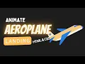 Landing Plane Animation WIth HTML CSS only