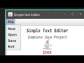 Java Project For Beginners Step By Step Using NetBeans In One Simple Text Editor With Code