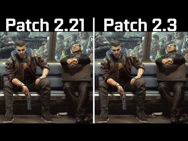 Cyberpunk 2077 - Patch 2.21 vs Patch 2.3 - FPS Test