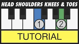 Download Head, Shoulders, Knees and Toes - Easy Piano Tutorial MP3