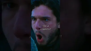 جون سنو ومشهد رائع فى لعبة العروش Game Of Thrones 
