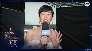 What's wardrobe malfunction? Kym Ng is pro enough to own it! | Star Awards 2024 Backstage Live