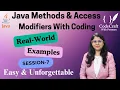 Java Methods and Access Modifiers Explained Java for Beginners 2025 CodeCraft with Poonam