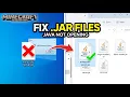 How To Fix JAR Files Not Working For Minecraft - Java Files Not Opening