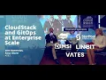 CloudStack and GitOps at Enterprise Scale CloudStack Collaboration Conference 2023