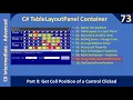 C TableLayoutPanel Part 9 - Get Cell Position of Control C Advanced