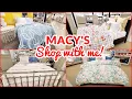MACY S SHOP WITH ME BEDDING MARTHA STEWART BLANKETS SHEETS BEDROOM IDEAS