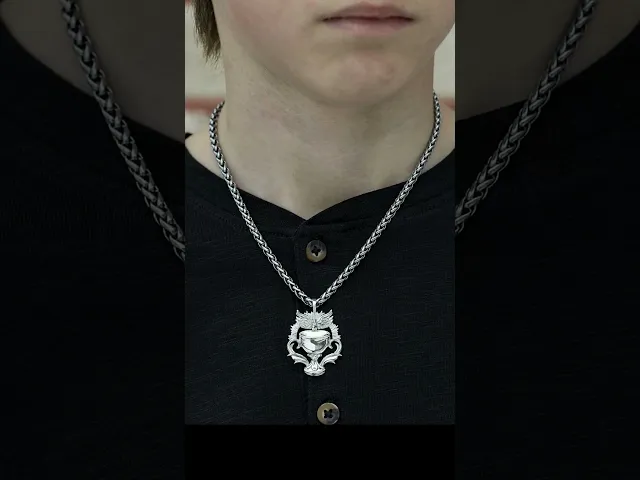 Holy Grail Holy Spirit Dove Sacred Symbol Necklace Pendant Jewelry Gift video thumbnail