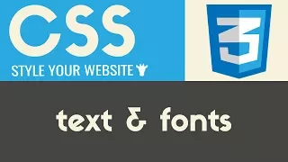 Text Fonts CSS Tutorial 8