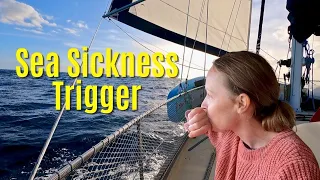 I finally discovered what makes me sea sick |  Family of 4 living aboard
