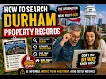 How to search Durham property records
