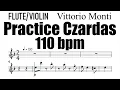 Download Lagu Czardas Allegro Part 110 bpm Flute Violin Sheet Music Backing Track Play Along Partitura