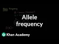 Allele frequency