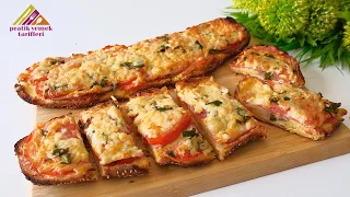 Sadece birkaç Malzemeyle 10 Dakikada Muhteşem Pizza – Süper Kolay, Süper Lezzetli! 👌