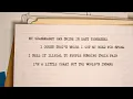 Morgan Wallen - I'm A Little Crazy (Lyric Video) - Morgan Wallen