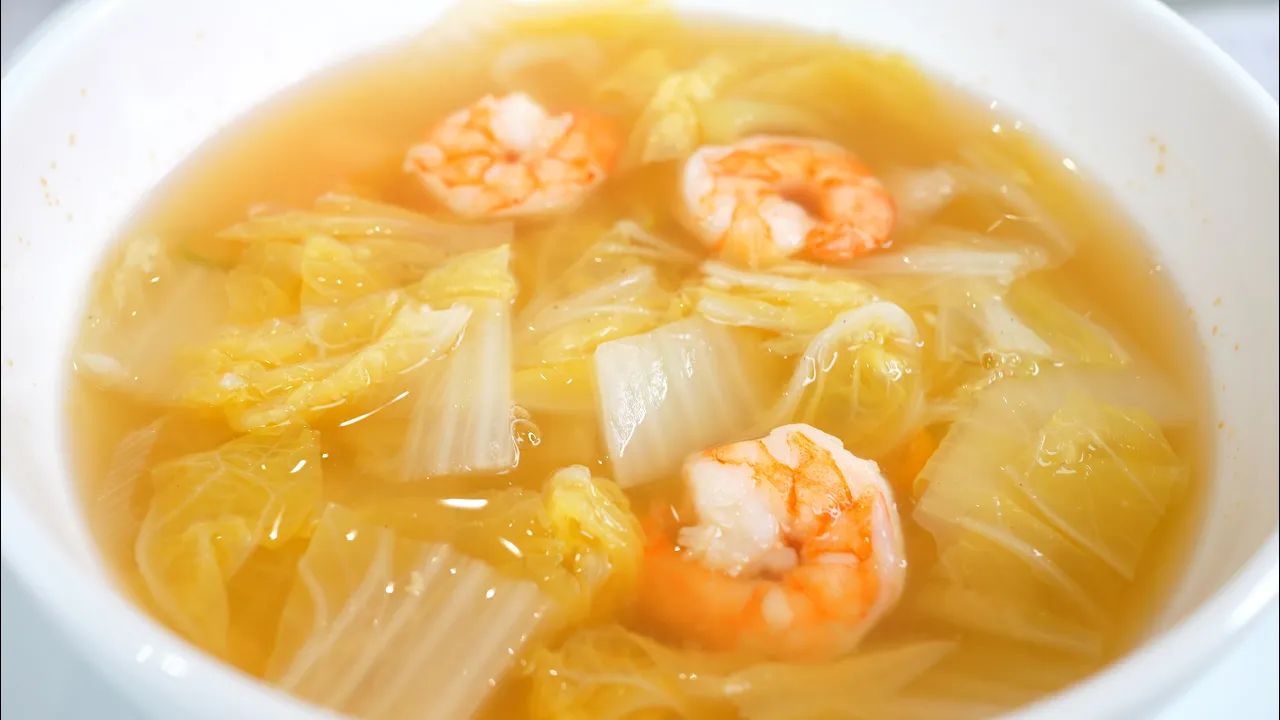 배추새우된장국