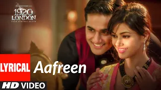 aafreen lyrical 1920 london sharman joshi meera chopra vishal karwal k k antara mitra