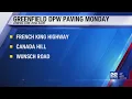 Paving begins on multiple roads in Greenfield