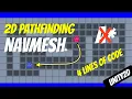 Enemy Follow Player PATHFINDING in Unity2D 4 Lines Of Code