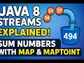 Learn Java Streams with Example Map MapToInt Sum in 5 Minutes
