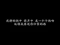 雨夜的浪漫 谭咏麟 (歌词版)
