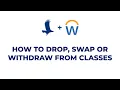 How to Drop Swap or Wit raw from Classes