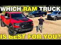 Ram 1500 Truck Comparison Which Ram truck is best for you Price MPG Towing Interior More