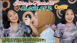 Download Ini Reaction orang 🇲🇾MALAYSIA Lihat Eltasya Natasha ALONE PT2 (COVER)| the real😍🔥 MP3