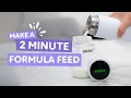 Make a 2 minute formula feed with RapidCool Nuby UK