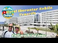 Lagu Hotel Iberostar Sabila, Costa Adeje, Tenerife. Full walking tour including room, gym and restaurant.