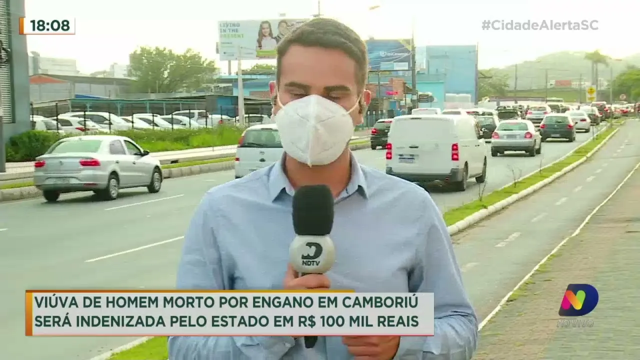 Viúva de homem morto por engano em Camboriú será indenizada pelo estado em R$ 100 mil
