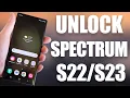Unlock Spectrum Samsung Galaxy S22 S23 S23 Ultra Remotely via USB Permanently