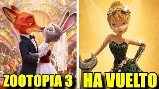 JUDY Y NICK NOVIOS EN ZOOTOPIA 3, TINKERBELL NUEVA SERIE, NUEVO NINTENDO DIRECT