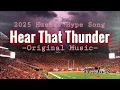 Hear that Thunder A storm s brewin and it s wearing red